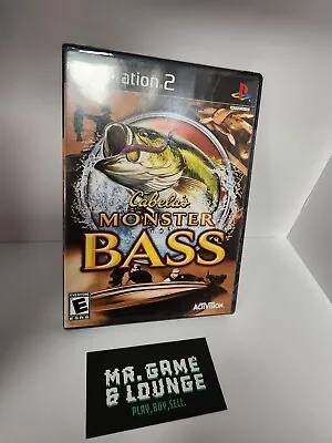 Cabela's Monster Bass (Sony PlayStation 2 2007) PS2 New Sealed Rip In Plastic • $14.96