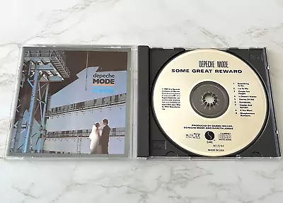 Depeche Mode Some Great Reward CD EARLY PRESS! Sire W2 25194 Dave Gahan RARE! • $19.99