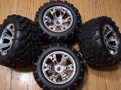 Fits 53097-3 Traxxas 3.3 Revo Maxx Tires & 17mm Geode Wheels 6.3 E-revo / T-maxx • $45.99