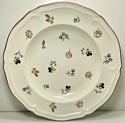 Villeroy Boch Petite Fleur Large Rim Soup Bowl 9  Salad Plate 8 1/4 Your Choice • $36.99