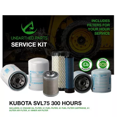 Kubota SVL75 500 Hour Service Kit Filter Kit For Kubota SVL75 • $183