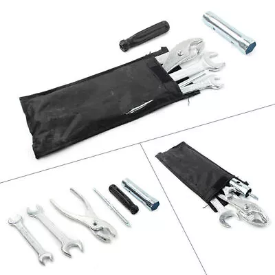 Aluminum Spark Plug Spanner Wrench Plier Socket Tool Kit Universal Motorcycle • $16.51
