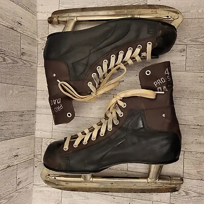 Vintage Daoust Hockey Skates Size 6.5 43 Pro-Styled Combo Last Narrow Heel Fit • $23.92
