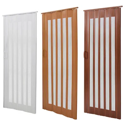 £59.99 • Buy Home PVC+Acrylic Folding Door Kitchen Divider Accordion Style Panel Sliding Door