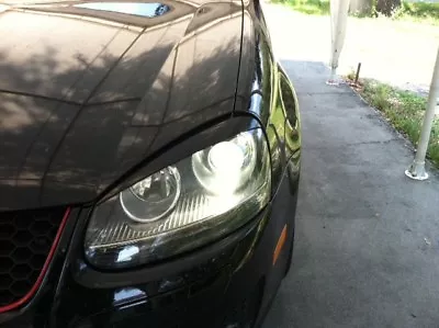 $19.90 • Buy Eyelids Eyebrows FRONT Headlight Light Brows For VW GOLF JETTA RABBIT GTi MK5