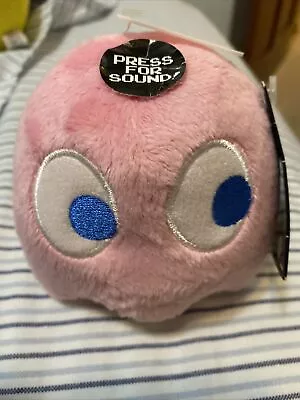 Namco Pac-Man PINK GHOST WITH SOUND 4  Plush Read Description • $10