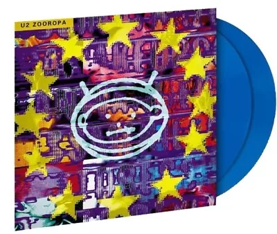 U2 - Zooropa Very Limited Edition Blue Colored Double Vinyl  SEALED New 2LP Rare • $77