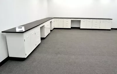 28' Fisher Laboratory  L Design Cabinets W/ Countertops & Bench Areas-E1-554 • $10500