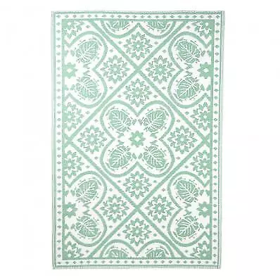 Fallen Fruits Small Garden Carpet Tiles (Green/White) • £27.02