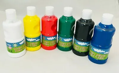£5.99 • Buy Kids Craft Paint Children Craft Paint Colour Ready Mixed Paint 250ml Per Bottle