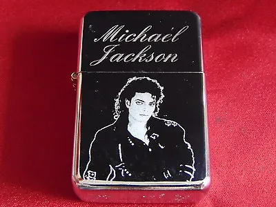 Michael Jackson Engraved Lighter With Gift Box - FREE ENGRAVING • $14.94