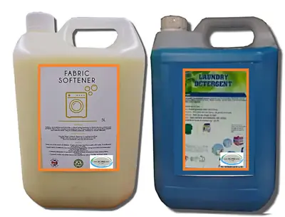 Fabric Laundry Conditioner & Laundry Detergent 5l Laundry Package Washing Up • £19.99