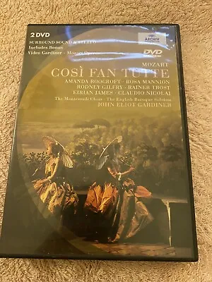 Cosi Fan Tutte By  Mozart Opera Dvd  John Elliot Gardener & Monteverdi Choir • £1.99