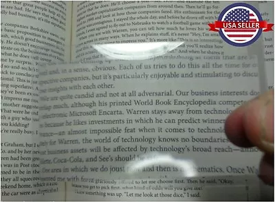 3 Pcs Credit Card Size Pocket 3X Magnifier Fresnel Magnifying  Lens. USA Seller • $13.78