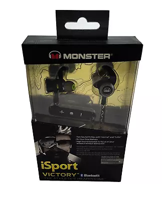 Monster ISport Victory Bluetooth Headphones Black • $36.42