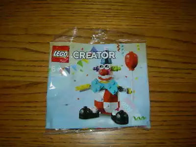 IN HAND New/Fac 2021 RETIRED Lego HTF Creator 30565 Birthday Clown Polybag Set • $11.99