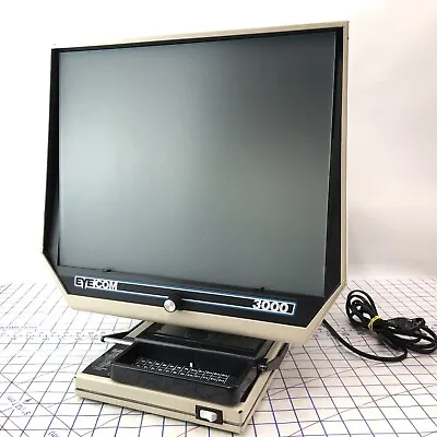 EYECOM 3000 MICROFICHE READER (Please See Description) • $99.95