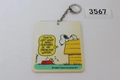 £9.99 • Buy Rare Vintage 1971 Snoopy Keyring - Good Condition