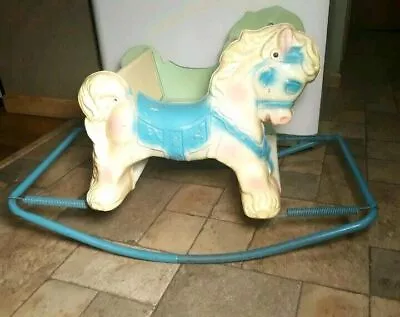 Vintage 1950s Wonder Horse Shoo-Fly Childs Riding Bouncing Rocking Spring Horse • $50