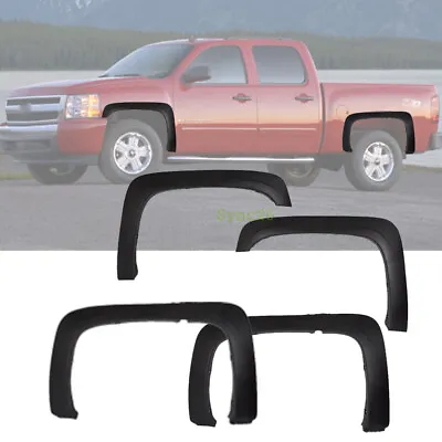 Black Paintable Fender Flares 07-13 Silverado 1500 07-14 Silverado 2500 3500 • $99.99