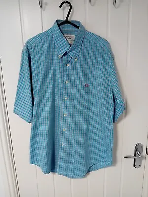 YSL Blue Short Sleeve Shirt Large 23  P2p • £10