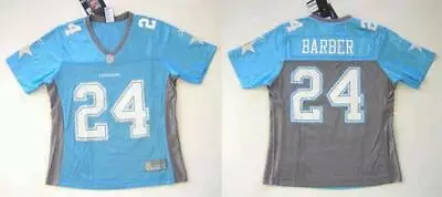 Rbk Dallas Cowboys Marion Barber Womens Blue/gray Vibrant Jersey L • $9.99