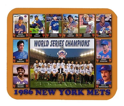 New York Mets 1986 World Series Mouse Pad Item#108  • $19.99