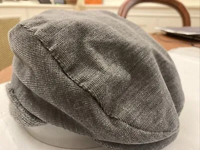 Baby Graziella Toddlers Grey Cord Flat Cap With Ear Flaps • £10