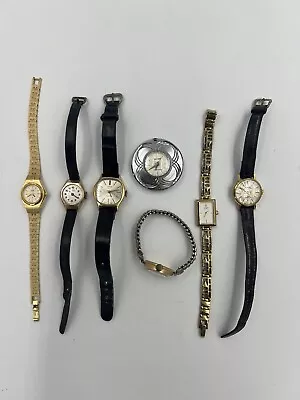 Vintage Mixed Job Lot Watches Gold Plated /Gold Tone Oris Citizen Montine • $49.77