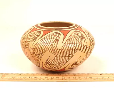 $725 • Buy Migration Pattern Hopi Polychrome Pottery Elva Nampeyo (1926-1985) 5.5  X 3.75  