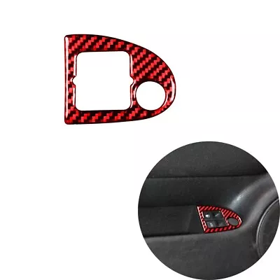 Red Carbon Fiber Tailgate Switch Interior Trim For VW Golf 4 Jetta MK4 1999-04  • $7.70