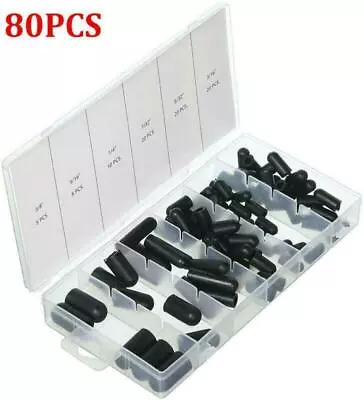 $18.59 • Buy  6Sizes Rubber Vacuum Line Cap Assortment Kit For Car Carburetors Manifolds80Pcs