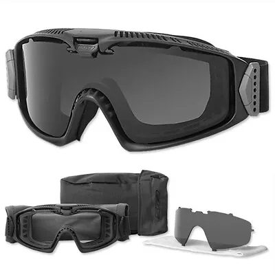 ESS Influx Lens AVS Ballistic Goggles Glasses Tactical Protective Military Black • £121.71