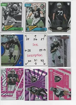 Oakland Raiders Las Vegas U-PICK SERIAL #'d Rookies Autos Jerseys COOPER MACK  • $0.99