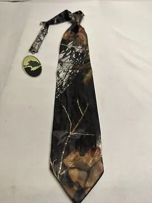 Mossy Oak Camo Necktie Tie Pre Tied Wedding Office Party Suit Formal • $9.99