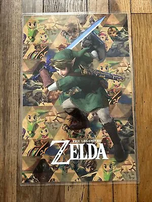 The Legend Of Zelda Poster 35th Anniversary Gamestop Exclusive 2021 17 X 11 New • $35