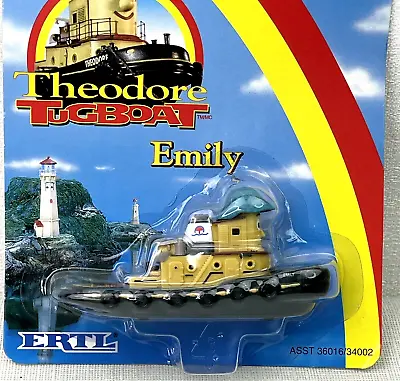 ERTL Theodore TUGBOAT EMILY Tug Boat Diecast Toy 1998 Cochran Entertainment NEW • $12.99