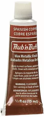 Amaco Rub 'N Buff Wax Metallic Finish Spanish Copper 0.5-Fluid Ounce • $7.67