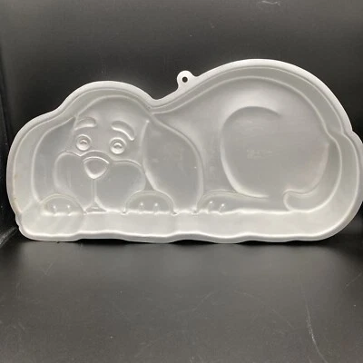 $8.90 • Buy Vintage Wilton 1986 Puppy Dog Cake Pan Metal Baking Mold 2105-2430 Birthday