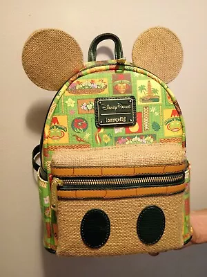 Disney Mickey Main Attraction MMMA Enchanted Tiki Room Loungefly Backpack • £23