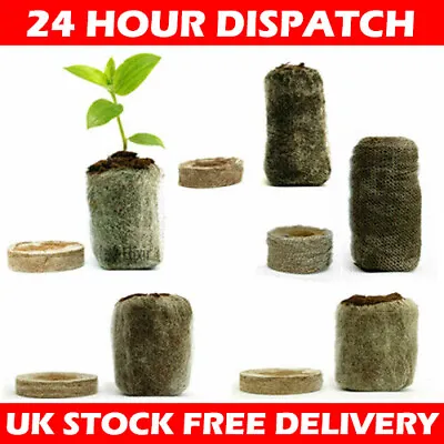 £2.48 • Buy Jiffy 7 Peat Pellets Seed Propagation Compost Plug Hydroponic Organic