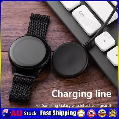 Replacement USB Charging Cable For Samsung Galaxy Watch3 Active 2 GearS3 S4 R500 • $10.01