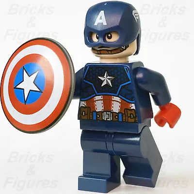 LEGO® Super Heroes Captain America Minifigure Avengers Suit Marvel 76168 • $22.99