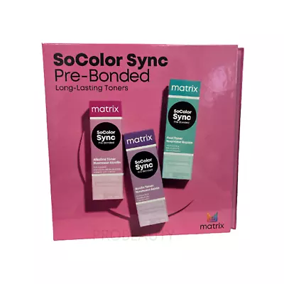 Matrix SoColor Sync Pre-Bonded Long-Lasting Toners Swatch Book Binder • $49.99