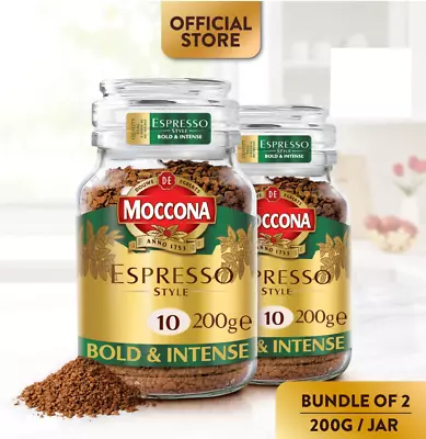 MOCCONA Freeze Dried Instant Coffee Jar 200g HALAL X2 Jar Espresso Fast Ship • $88.90