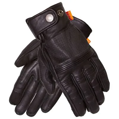 Merlin Leigh Leather Gloves - Black • £55.99