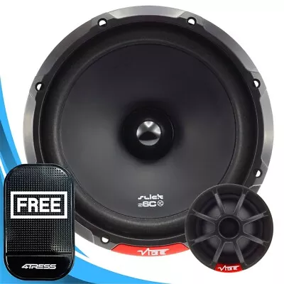 Vibe Speakers Set 165mm Car Door Component Audio Tweeters 6.5  SLICK6c-V7. Mat✅ • $80.76