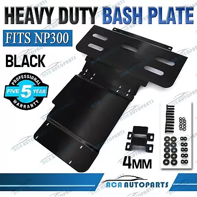 Bash Plate For Nissan Navara NP300 Intercool & Sump Guard Set 4mm Black D23 • $153.99