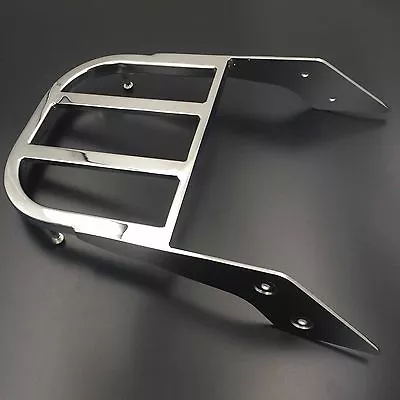 $60.45 • Buy Chrome Motorcycle Sissy Bar Luggage Rack For 2000-2009 Yamaha V-Star 1100