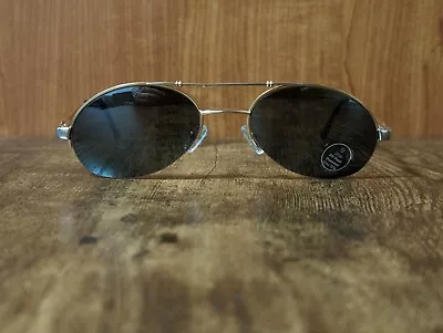 Vintage Bugatti Gold Plated Oval Sunglasses Made In France Zeiss Lenses #k26 • $150